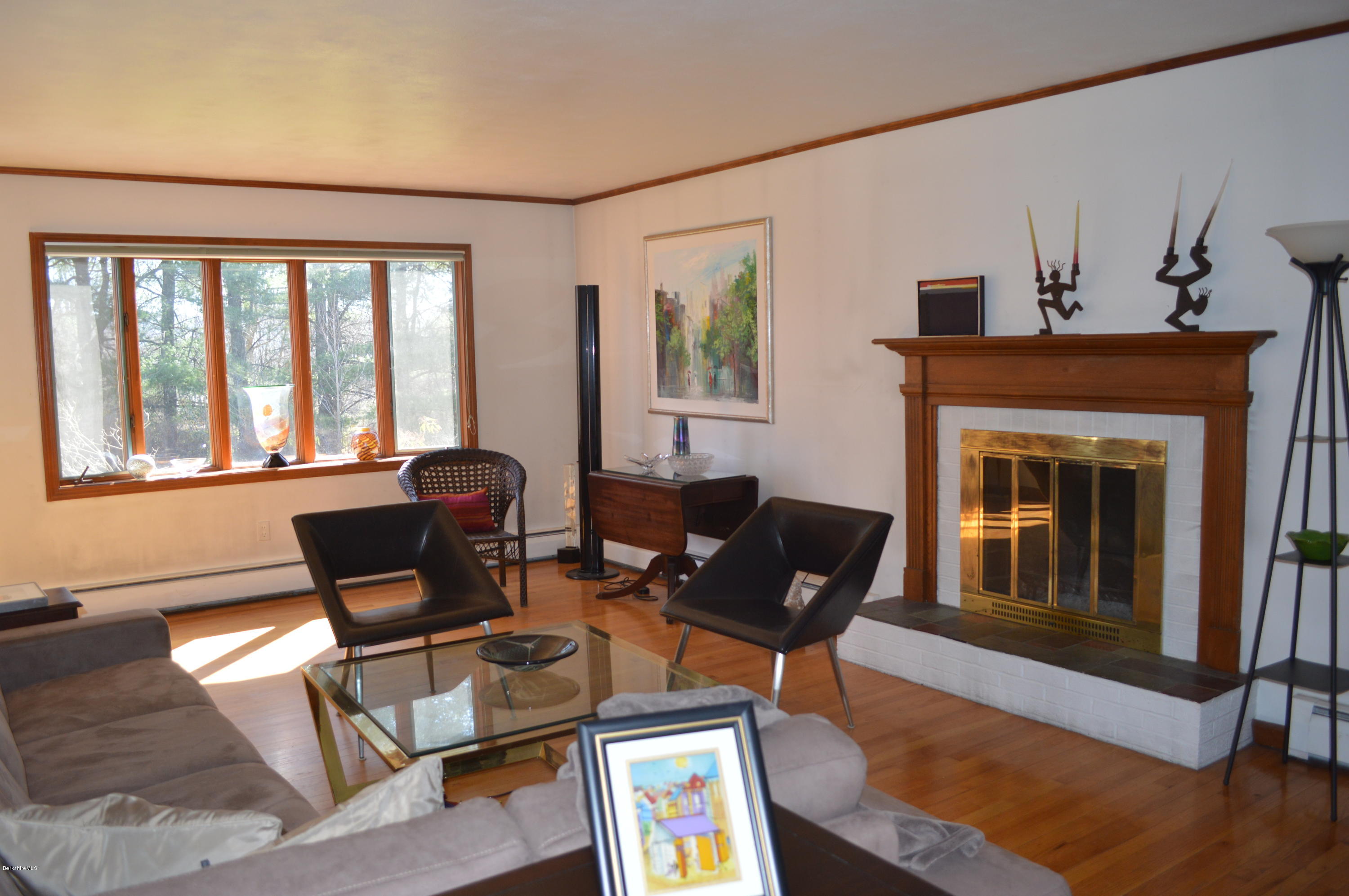 485 Devon Road Lee, MA 01238 - Photo 2 of 28 a living room with furniture and a fireplace