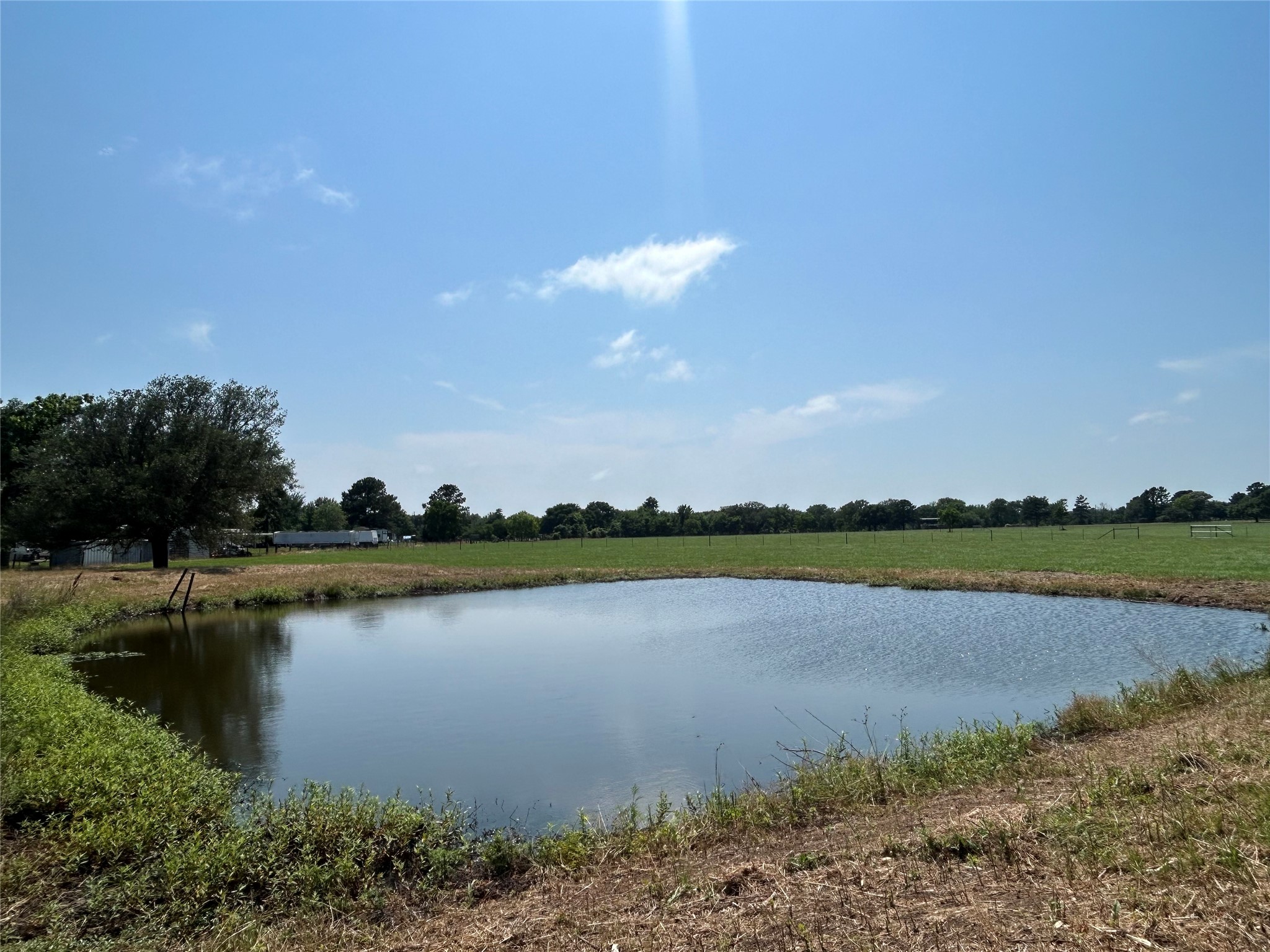 38535 Wiggins Road Hempstead, TX 77445 - Photo 8 of 24 a view of a lake from a yard