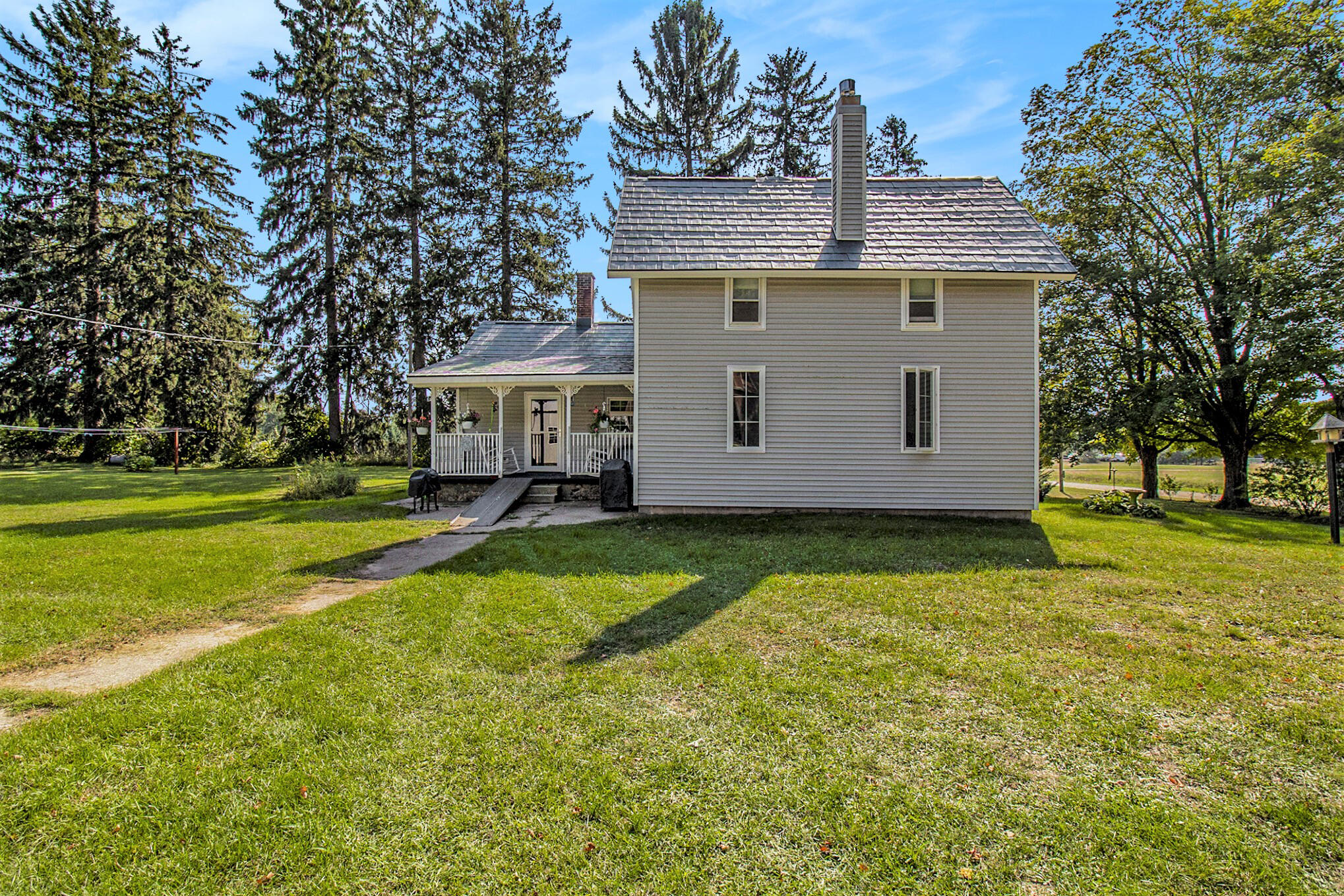 2210 North Stephens Road Custer, MI 49405 - Photo 34 of 42 Side view of the house from road