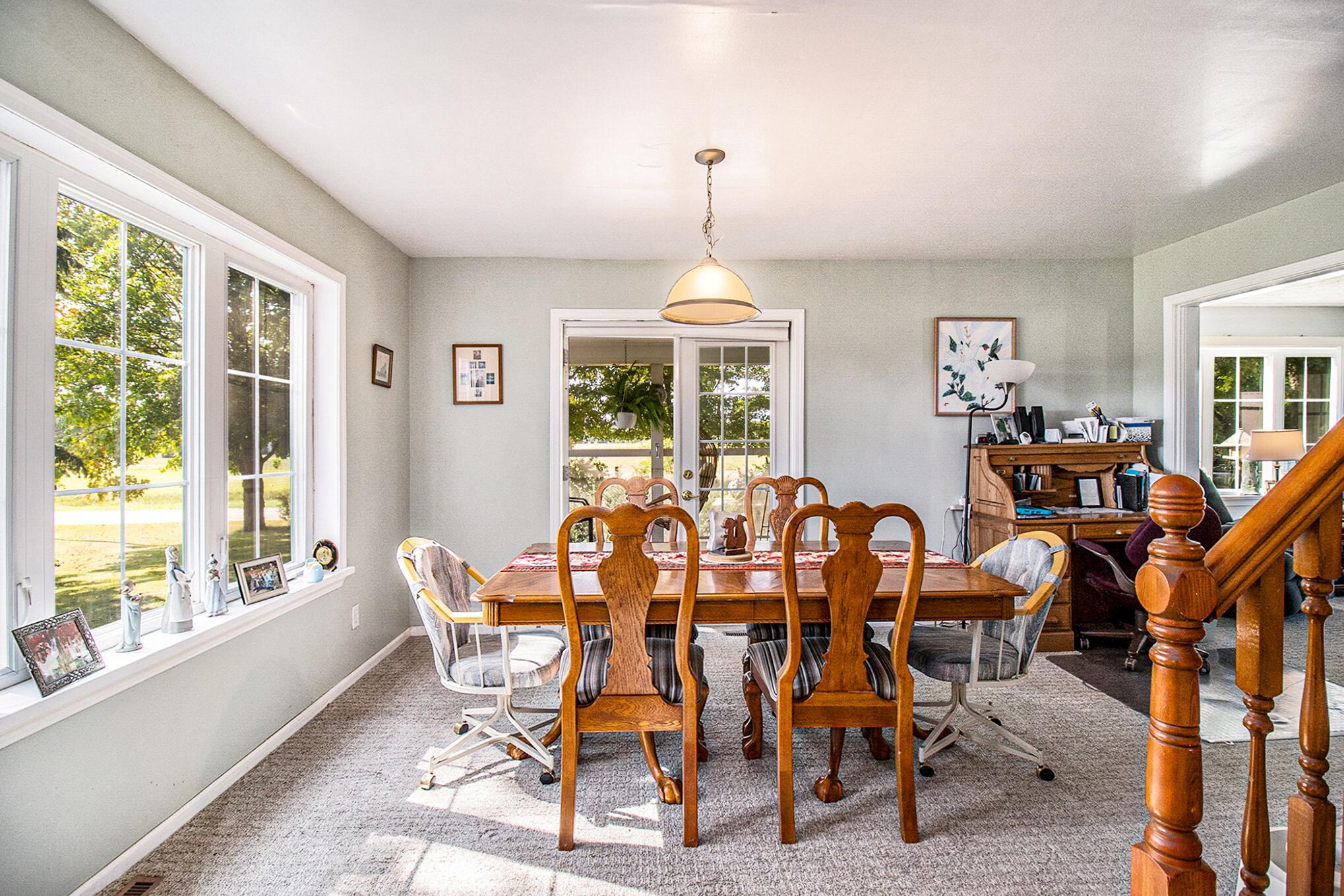 2210 North Stephens Road Custer, MI 49405 - Photo 10 of 42 Dining room with view of sunroom
