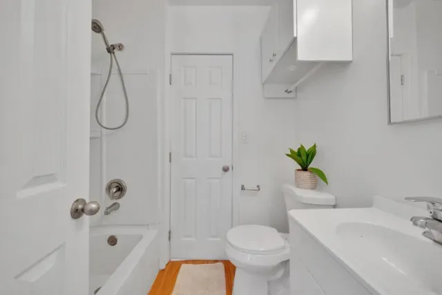 a house view with a backyard space