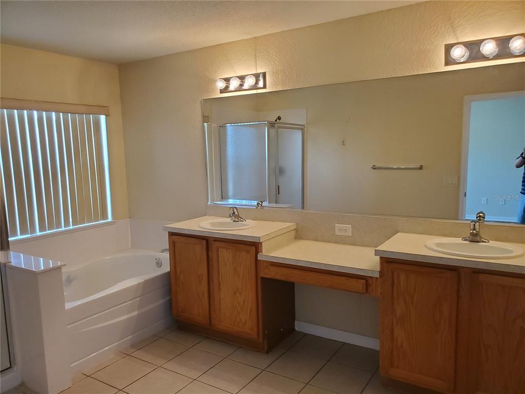 5584 Southwest 39th Street Ocala, FL 34474 - Photo 21 of 56 a bathroom with a sink and a mirror