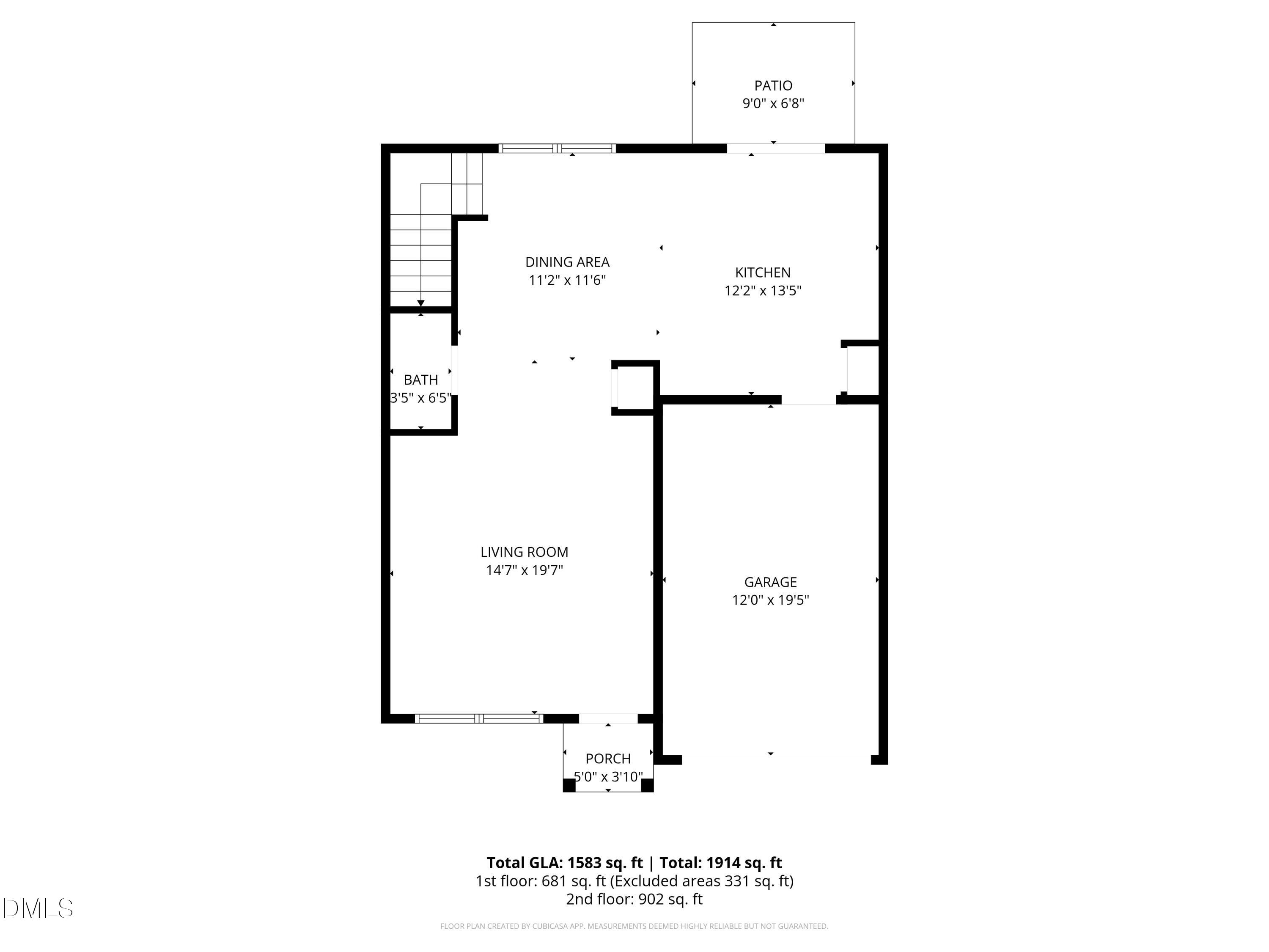 3624 Turney Drive Raleigh, NC 27610 - Photo 31 of 33 1-Floorplan_1