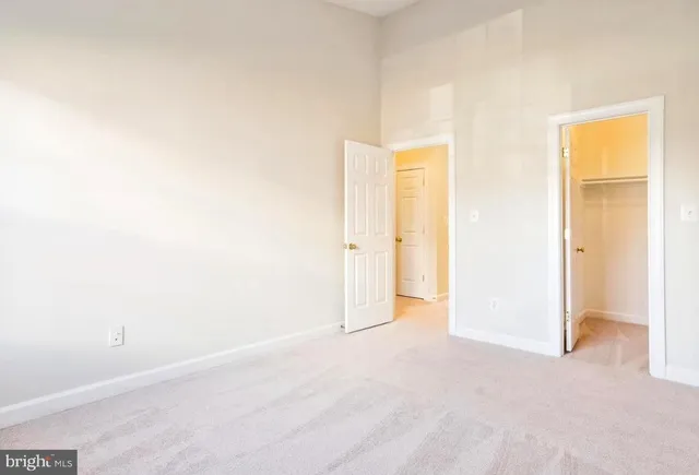 a view of an empty room