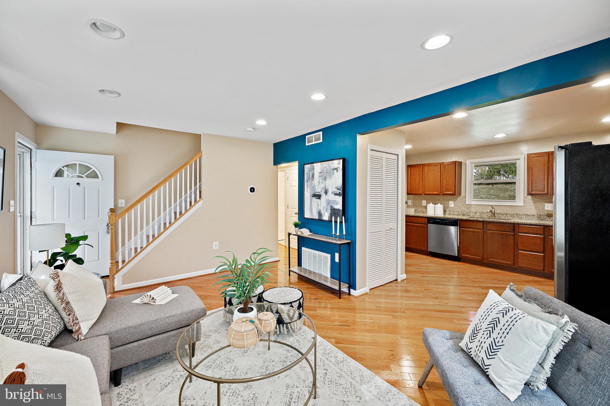 813 Templecliff Road Pikesville, MD 21208 - Photo 2 of 25 Living Room w/ Recessed Lighting