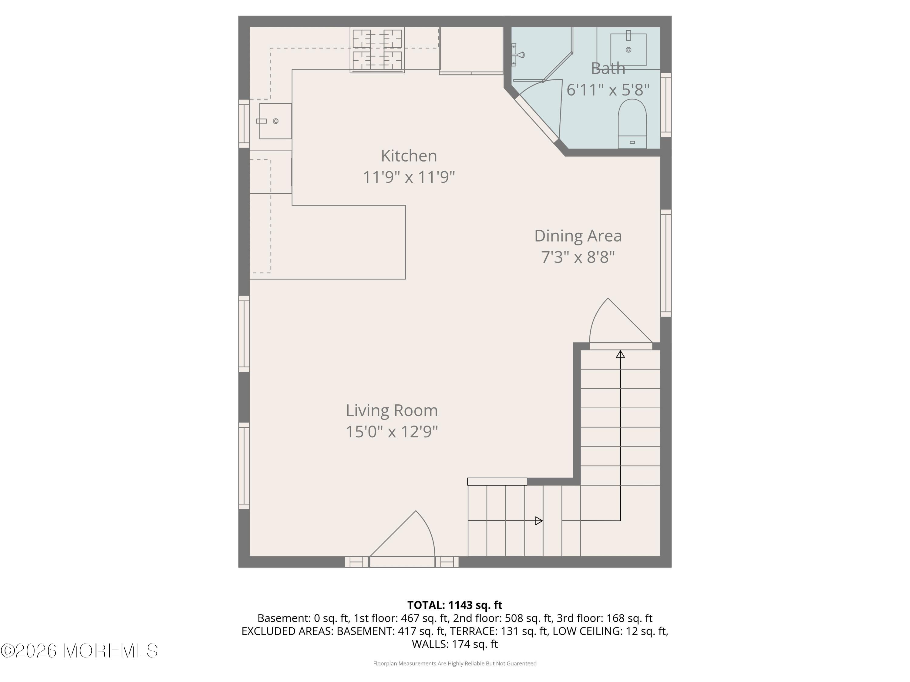 105 Channel Way Lavallette, NJ 08735 - Photo 50 of 53 Floorplan 1st Floor
