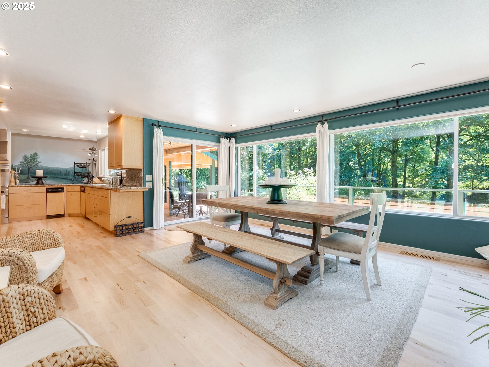 3817 Old Lewis River Road Woodland, WA 98674 - Photo 13 of 48 a living room with furniture and a large window