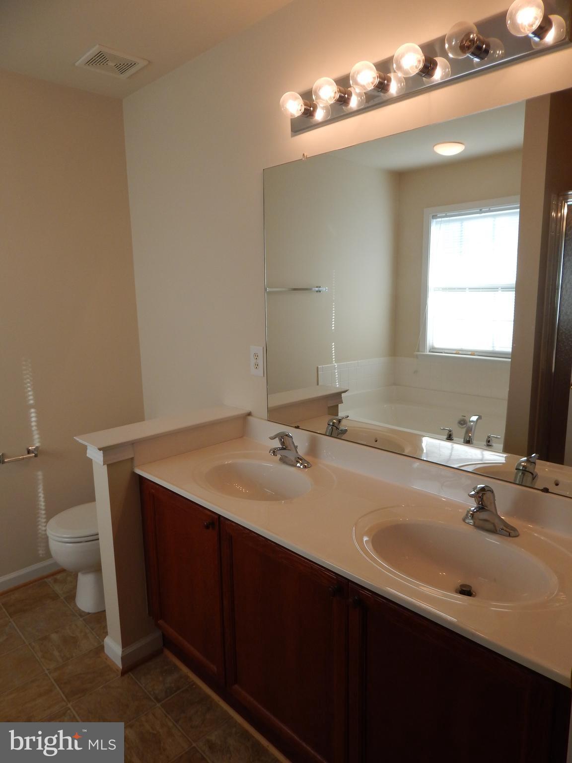 124 Raphael Court Martinsburg, WV 25403 - Photo 17 of 30 a bathroom with a sink a toilet and a mirror