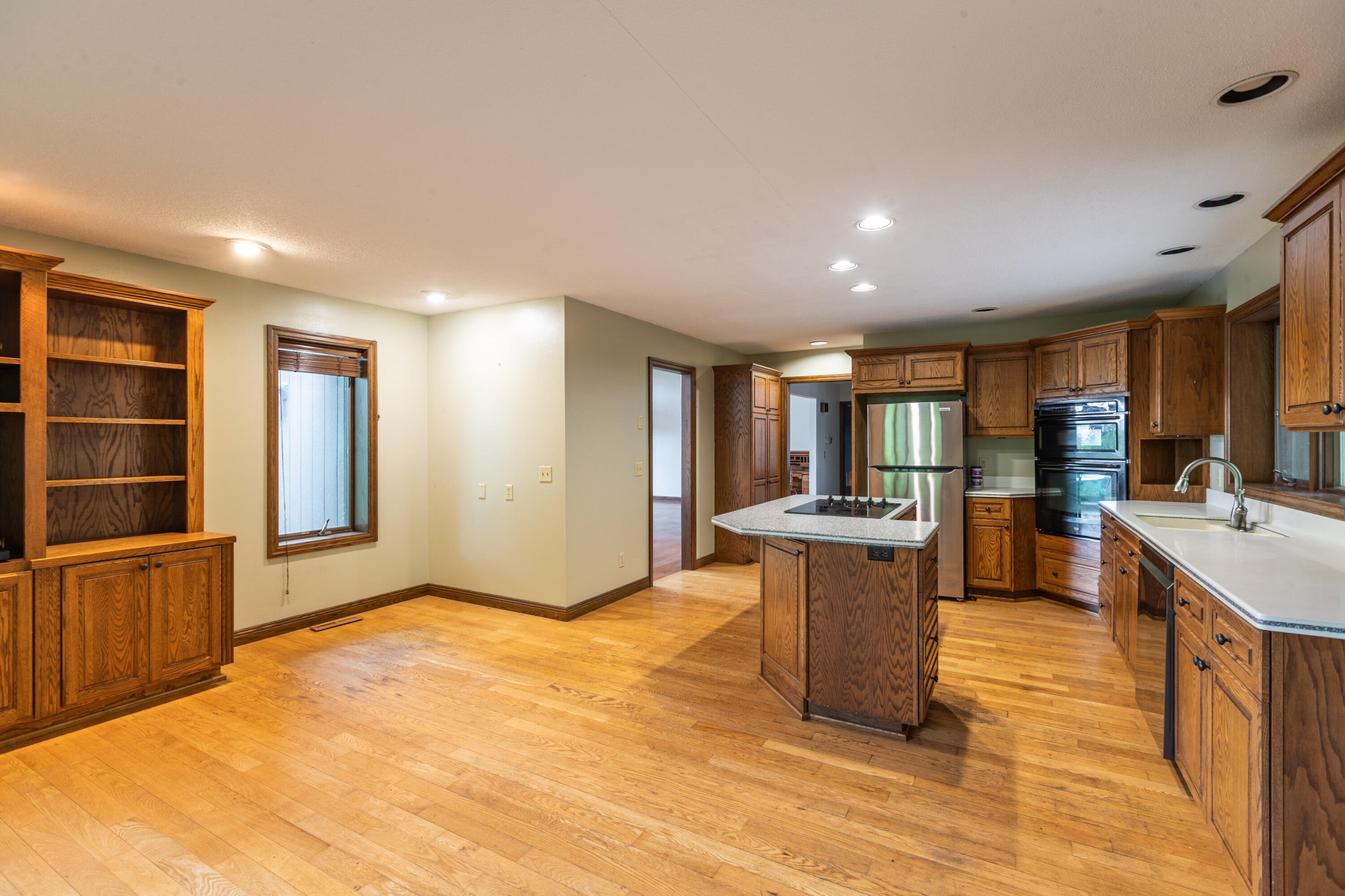 W664 Highway 35 Buffalo, WI 54629 - Photo 8 of 30 Kitchen view with built-ins