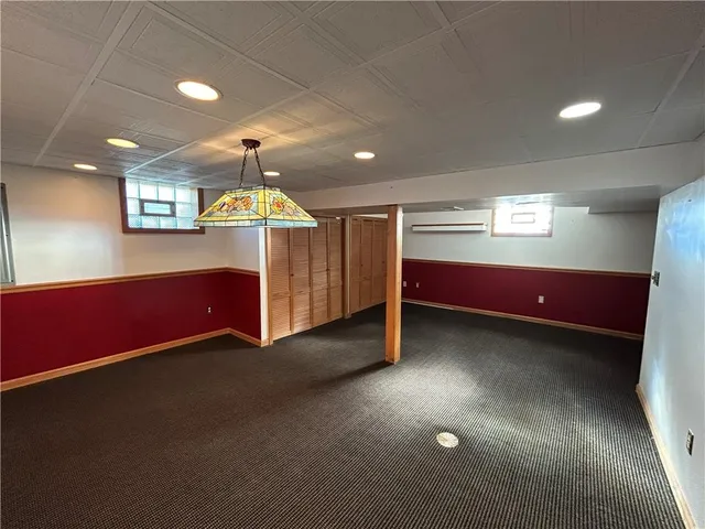 a view of a hall with yard