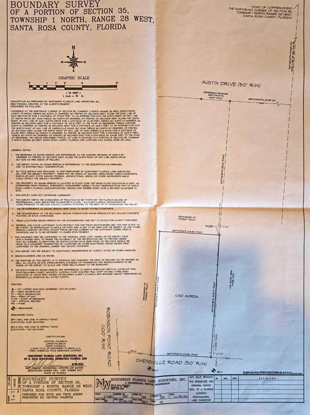 Tbd Owensville Road Milton, FL 32583 - Photo 3 of 4 a picture of a glass window