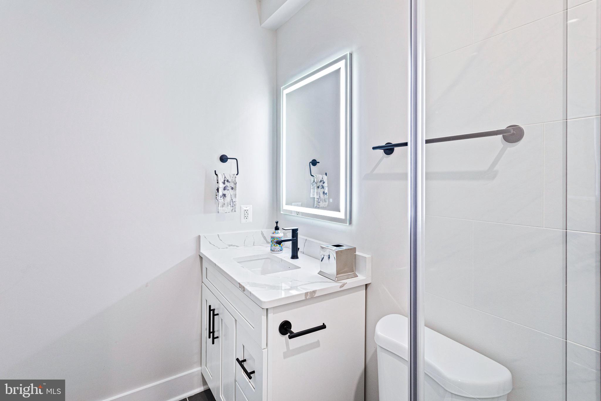 1910 Benning Road Northeast, Unit 2 Washington, DC 20002 - Photo 28 of 30 Mirror with lights