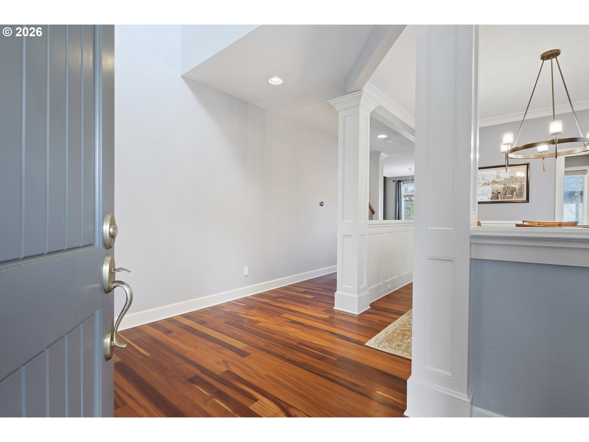 3525 Northwest Sunset View Terrace Portland, OR 97229 - Photo 2 of 48 a view of empty room with wooden floor