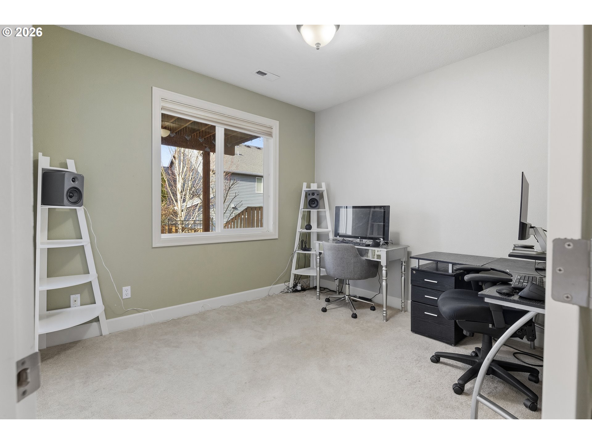3525 Northwest Sunset View Terrace Portland, OR 97229 - Photo 36 of 48 a workspace with furniture and a window
