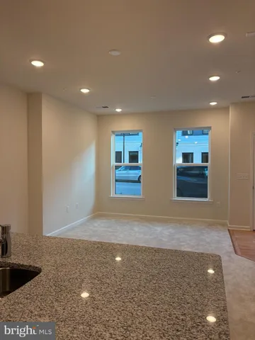 a view of a hallway with entryway