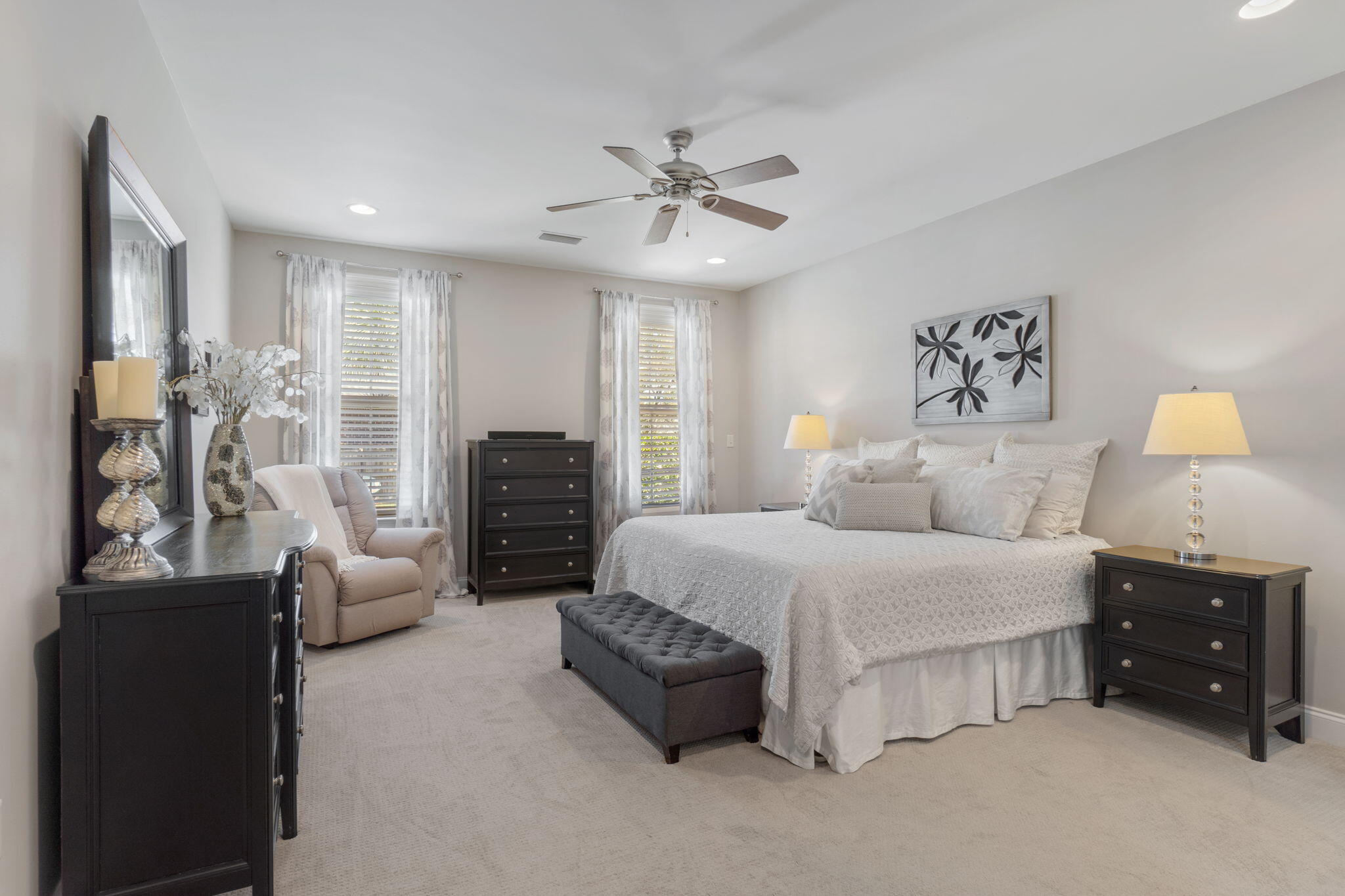 32 Derby Downs Circle Niceville, FL 32578 - Photo 22 of 62 a spacious bedroom with a bed and couch