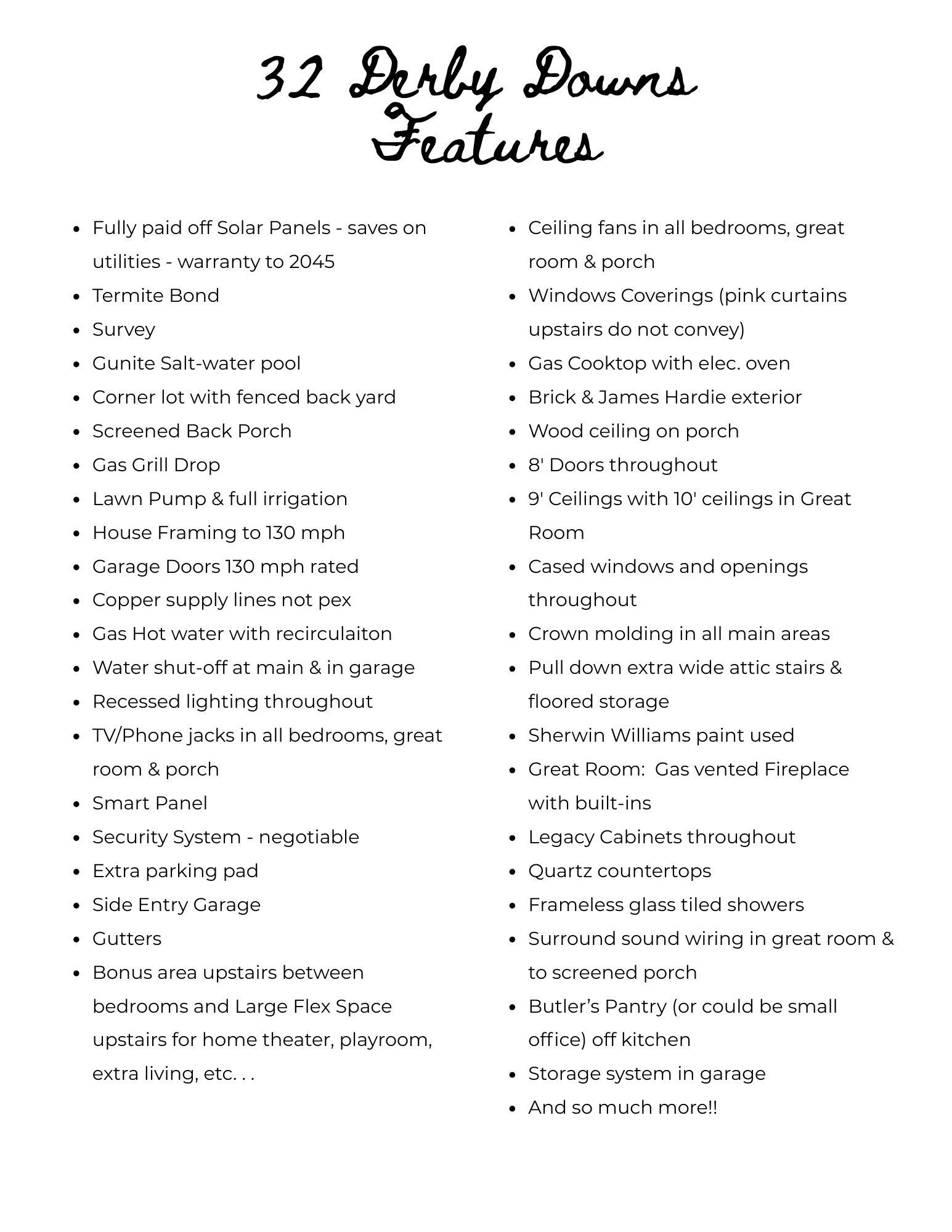 32 Derby Downs Circle Niceville, FL 32578 - Photo 4 of 62 32 Derby Downs Features