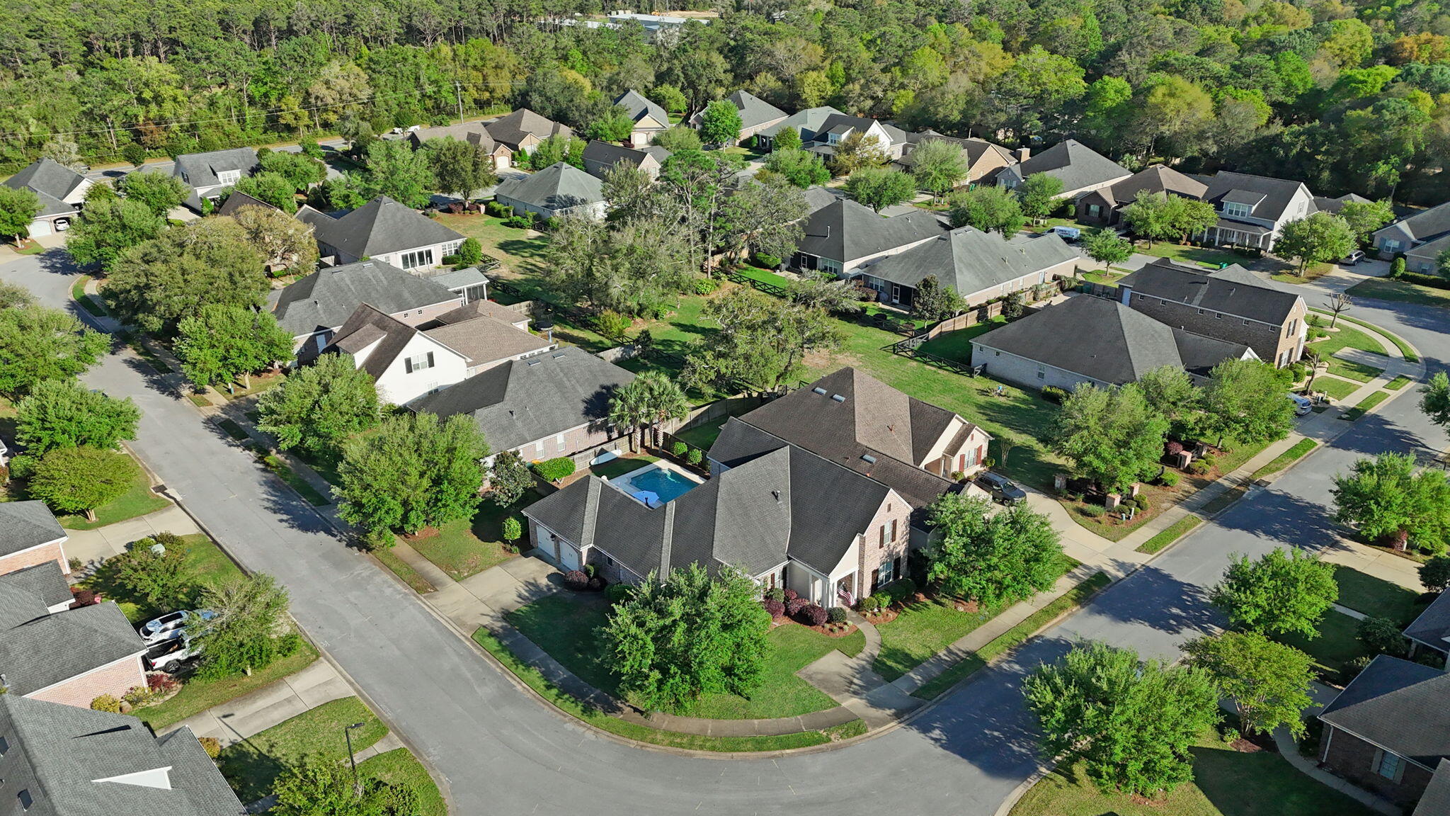 32 Derby Downs Circle Niceville, FL 32578 - Photo 53 of 62 an aerial view of residential houses with outdoor space