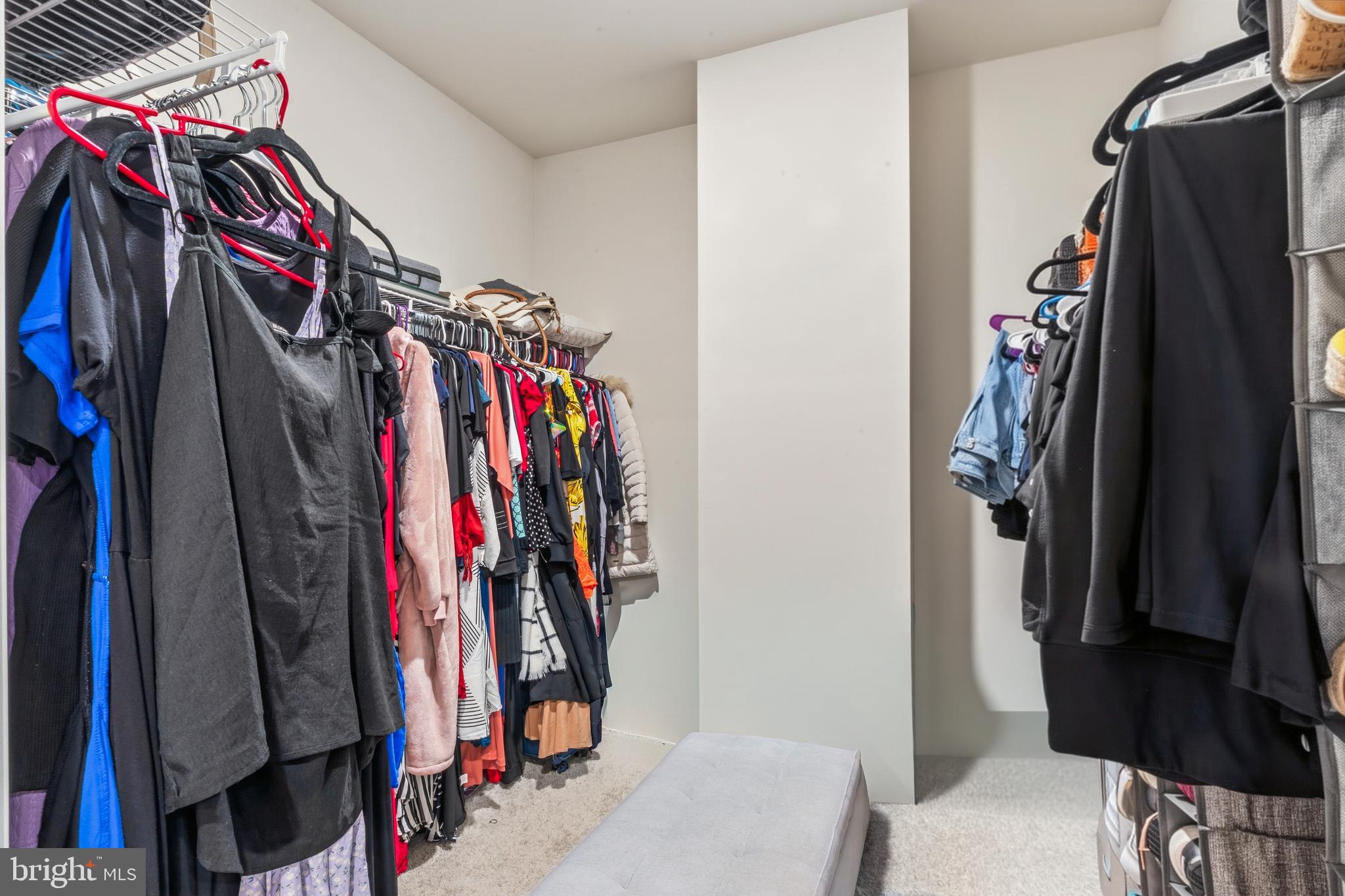 870 Amity Street Frederick, MD 21701 - Photo 34 of 56 a view of walk in closet with clothes
