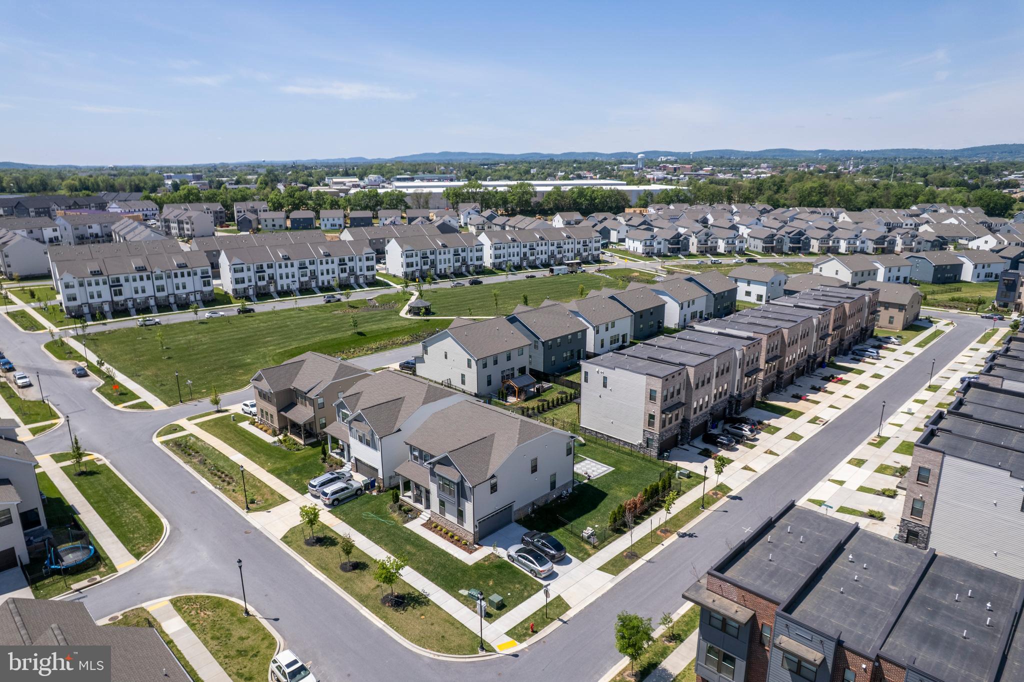 870 Amity Street Frederick, MD 21701 - Photo 54 of 56 an aerial view of a house with a ocean view