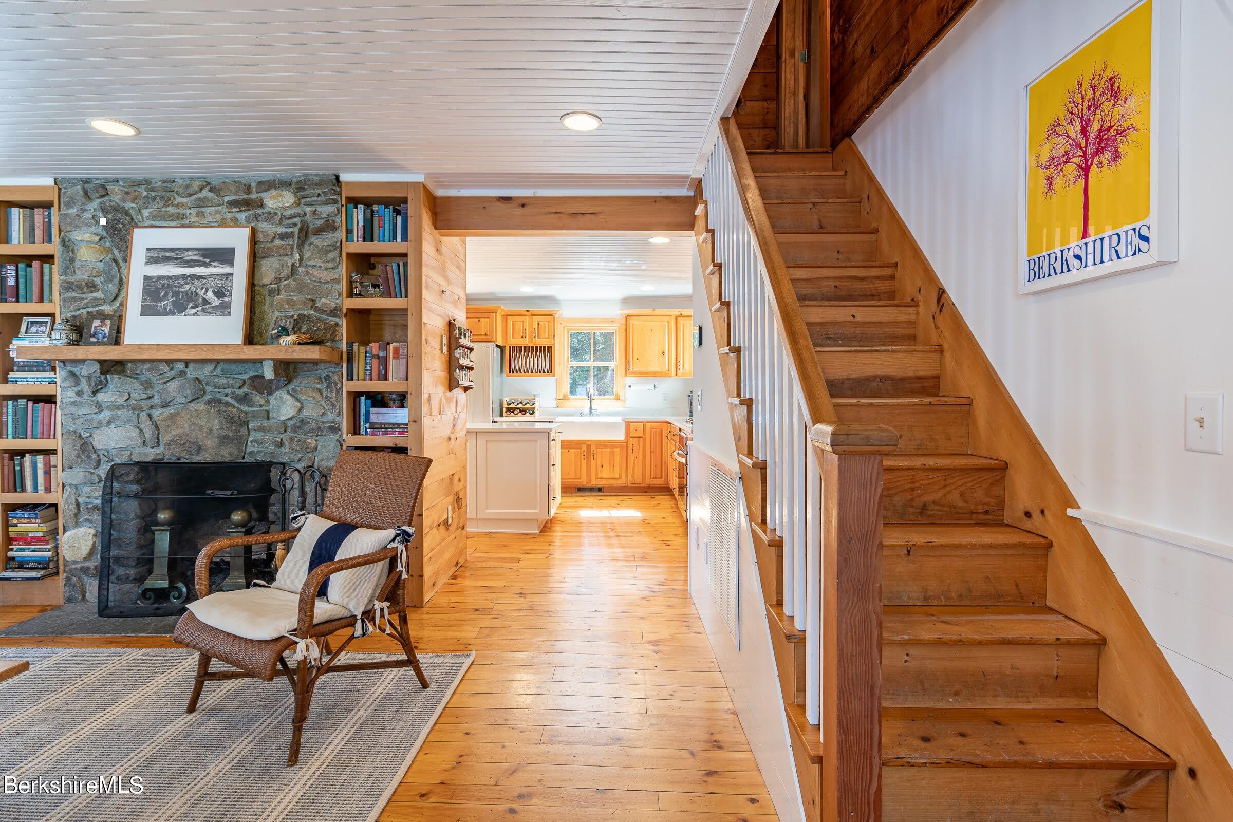 14 Bidwell Road Monterey, MA 01245 - Photo 20 of 35 STAIRWAY TO SECOND FLOOR