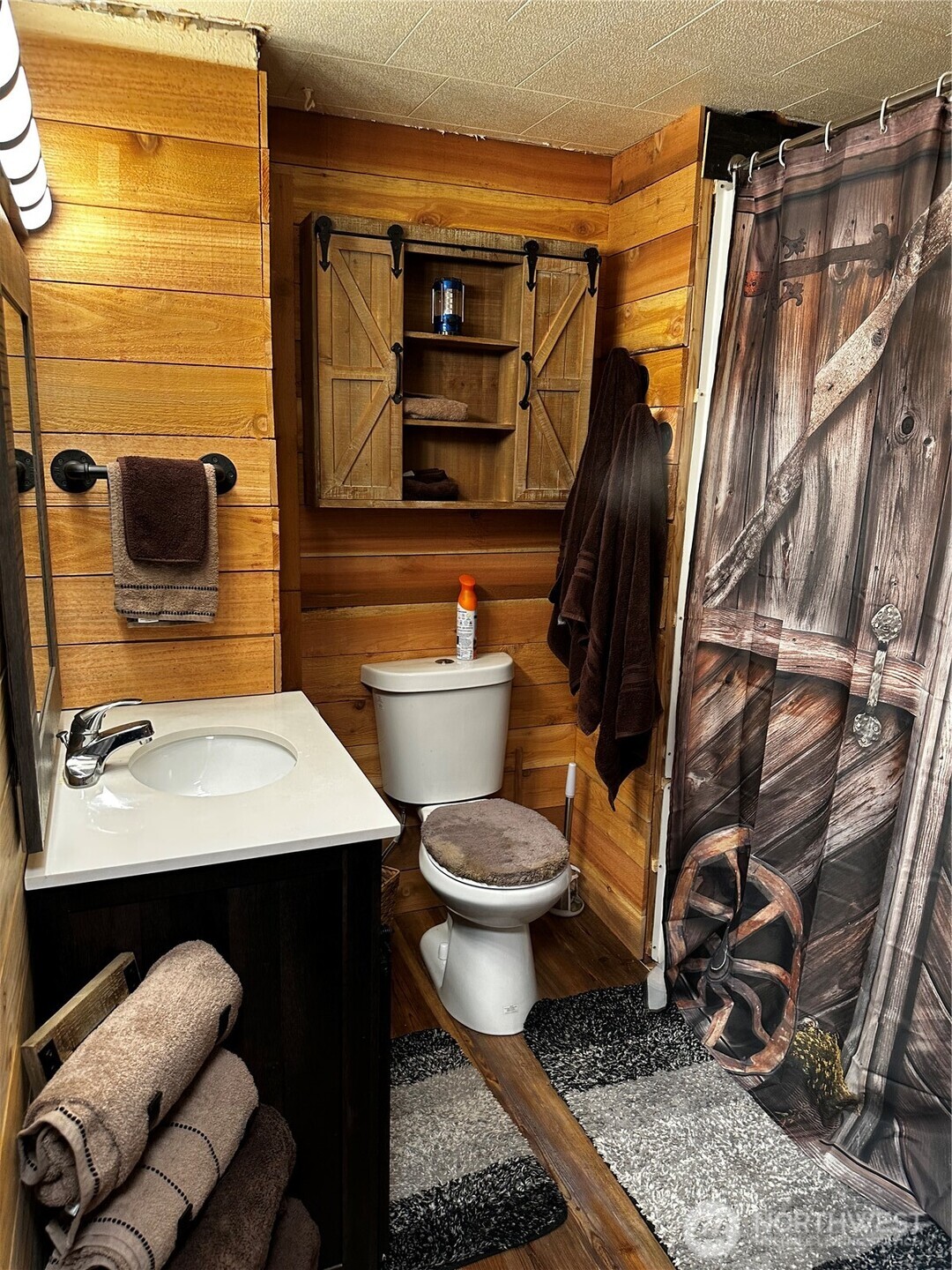 150 Anderson Road Glenoma, WA 98336 - Photo 8 of 21 a bathroom with a sink toilet and shower