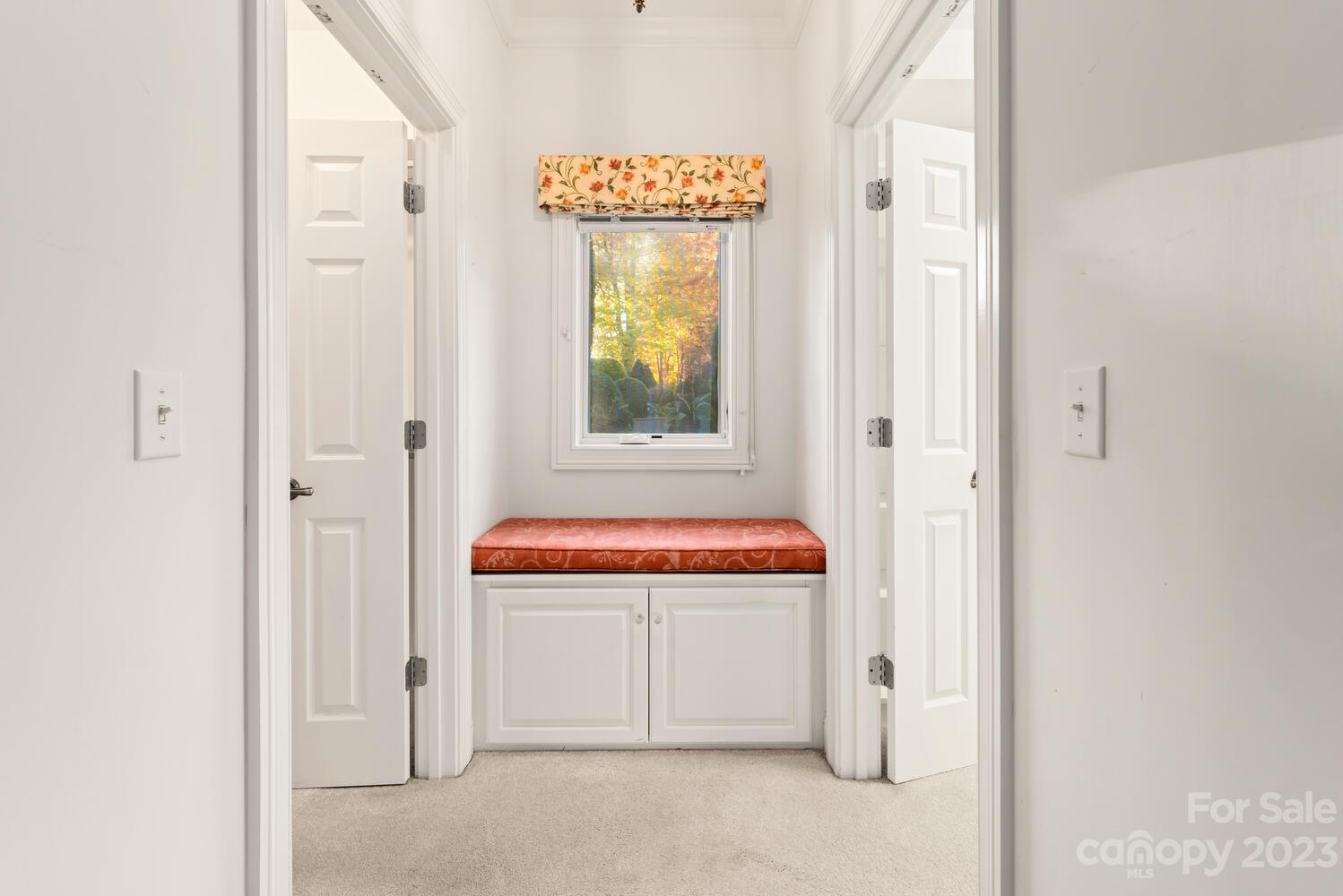 42 Country Club Road Mills River, NC 28759 - Photo 18 of 48 a room with a window and a refrigerator