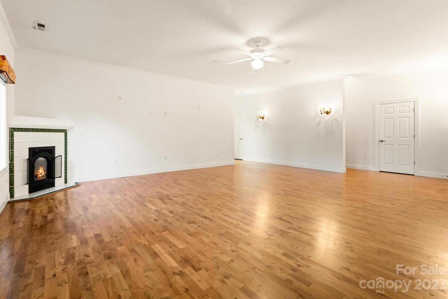 42 Country Club Road Mills River, NC 28759 - Photo 36 of 48 a view of empty room with wooden floor