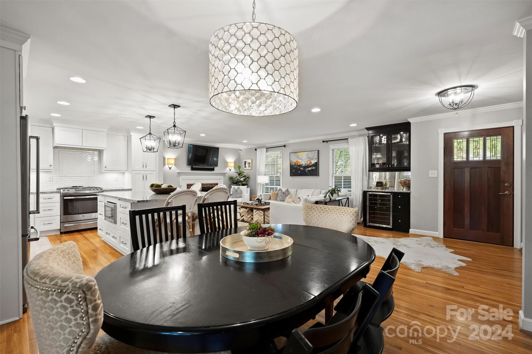 3820 Sulkirk Road Charlotte, NC 28210 - Photo 15 of 48 a view of a dining room with furniture