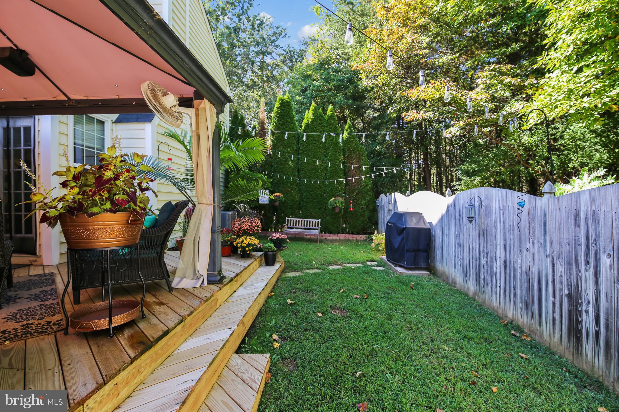 20315 Swallow Point Road Montgomery Village, MD 20886 - Photo 51 of 64 PRIVATE Back Yard backing to Trees