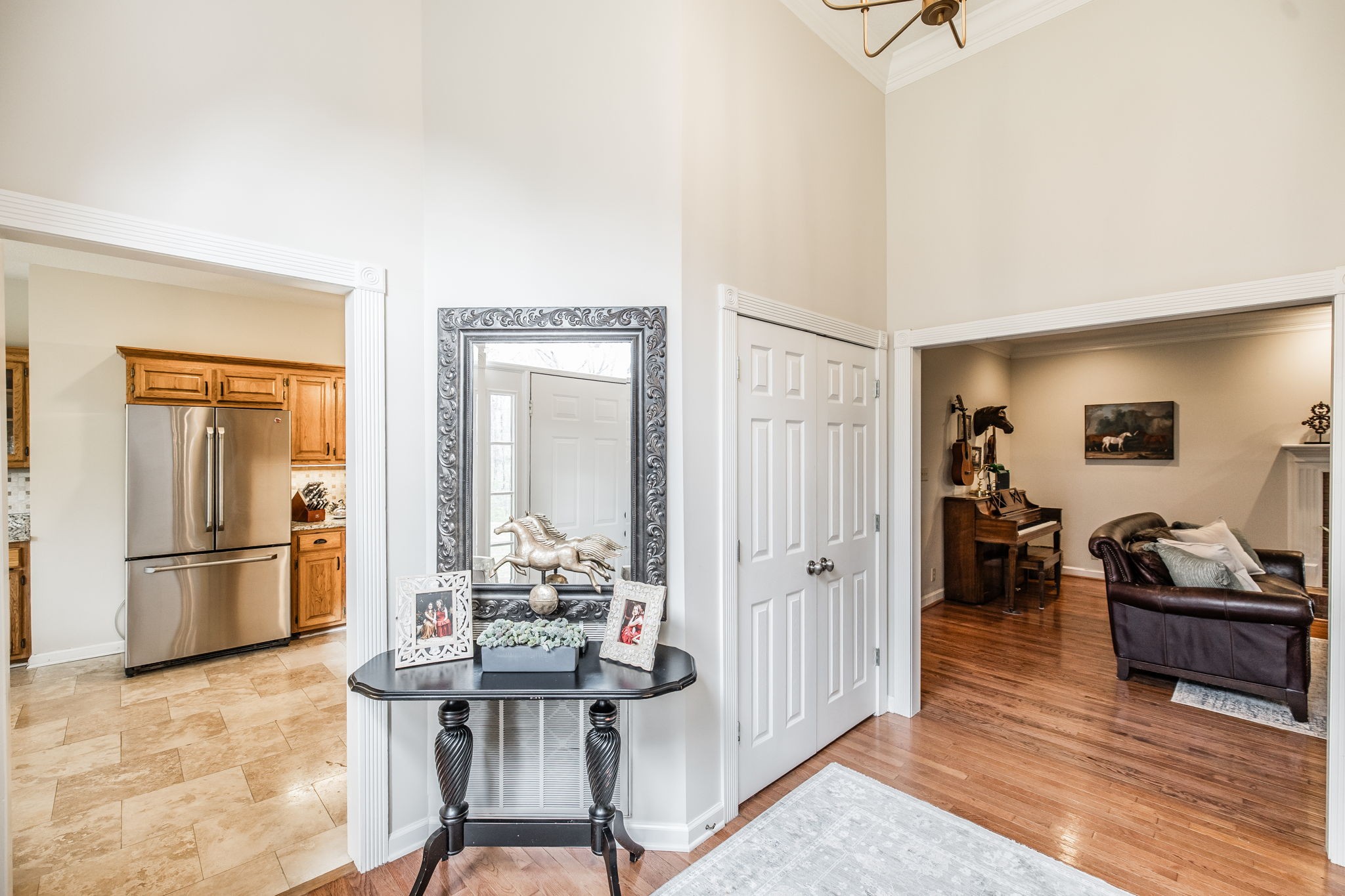 1075 Fannie Nicholson Road Chapmansboro, TN 37035 - Photo 63 of 100 a view of a livingroom with furniture and front door