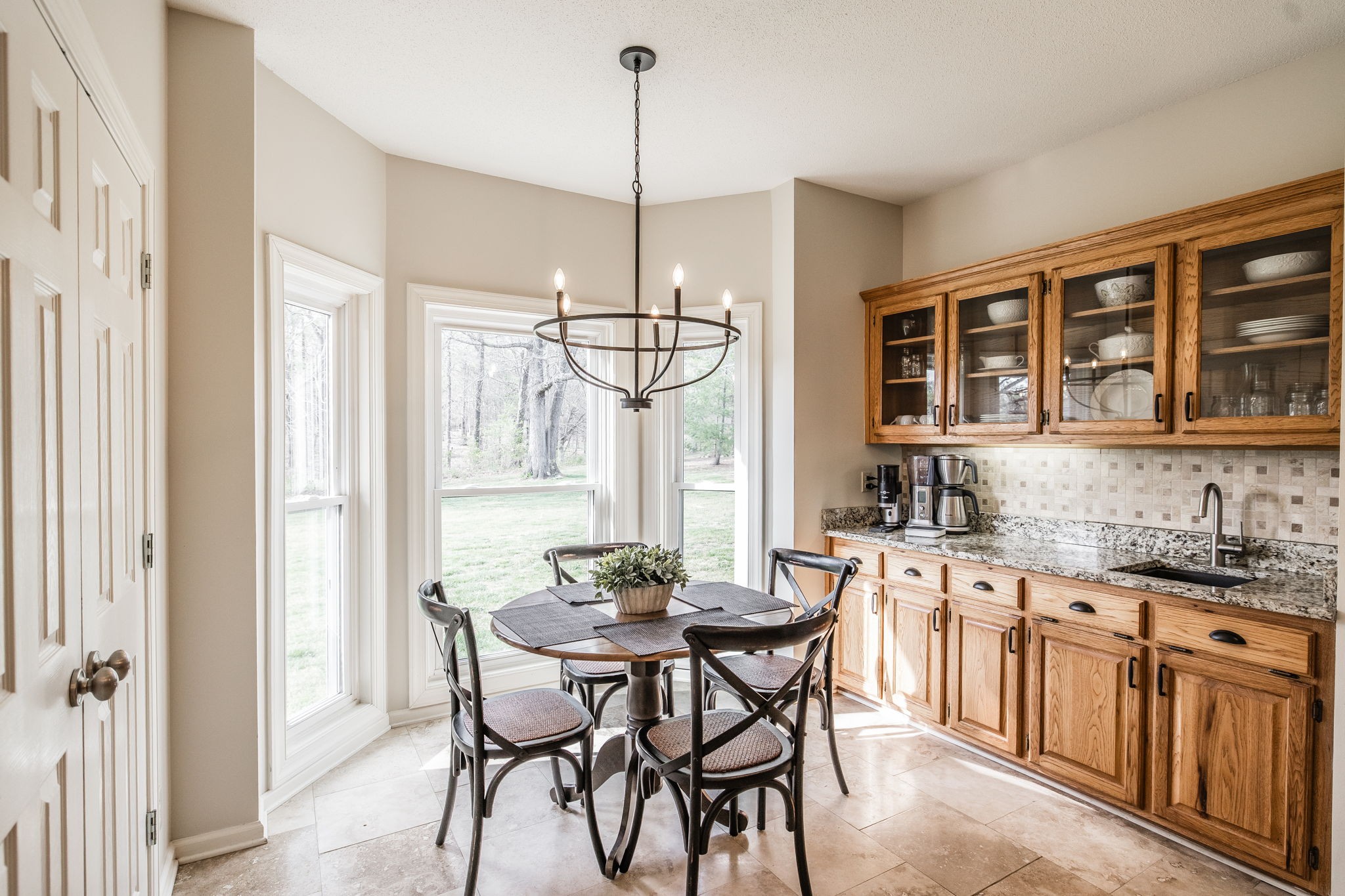 1075 Fannie Nicholson Road Chapmansboro, TN 37035 - Photo 75 of 100 a view of a dining room with furniture window and wooden floor