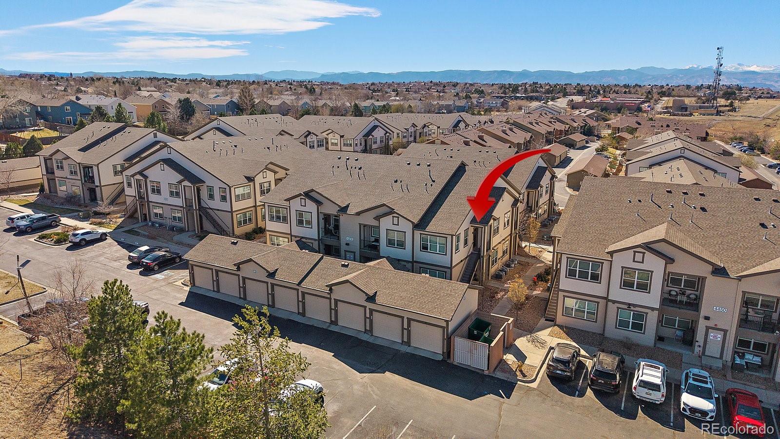 4474 Copeland Circle, Unit 203 Highlands Ranch, CO 80126 - Photo 4 of 33 an aerial view of multiple house