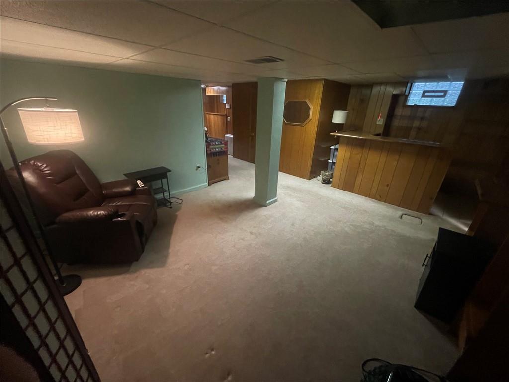 956 Beaver Road Ambridge, PA 15003 - Photo 32 of 44 Game room with wet bar in lower level