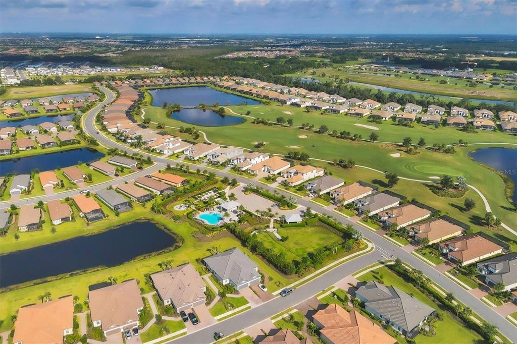 4735 Cassio Court Bradenton, FL 34211 - Photo 75 of 100 an aerial view of a city