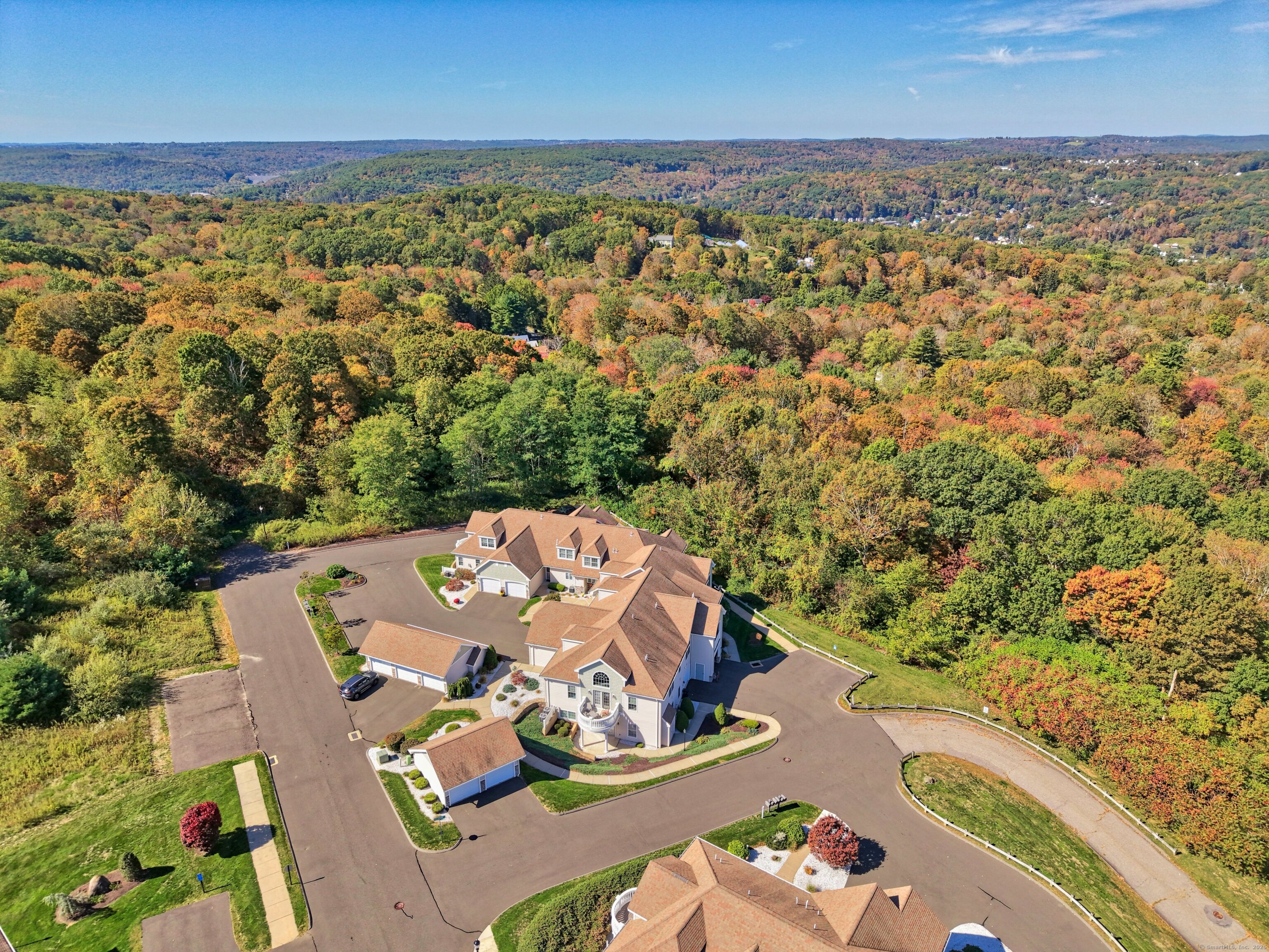 211 Pine Hill Boulevard, Unit 211 Plymouth, CT 06782 - Photo 30 of 35 an aerial view of a house with a outdoor space