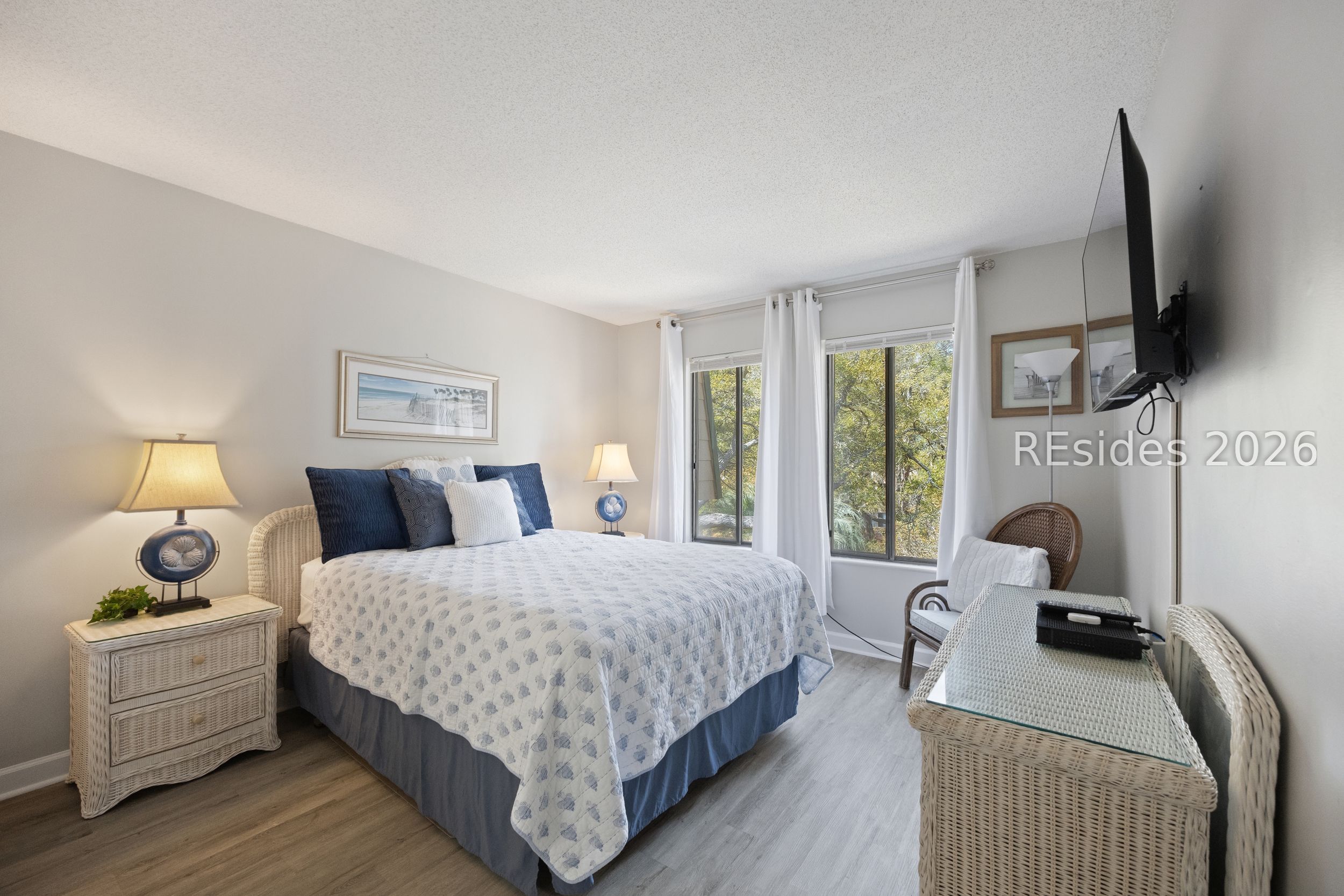 239 Beach City Road, Unit 1317 Hilton Head Island, SC 29926 - Photo 7 of 23 Bedroom overlooking the water and pool.