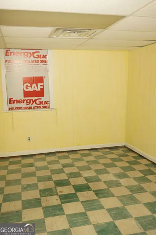 a view of walk in closet with large window
