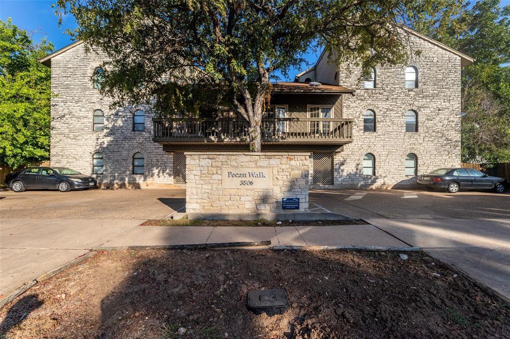 3506 Speedway, Unit 302 Austin, TX 78705 - Photo 25 of 27 View of front of house with a balcony and brick siding