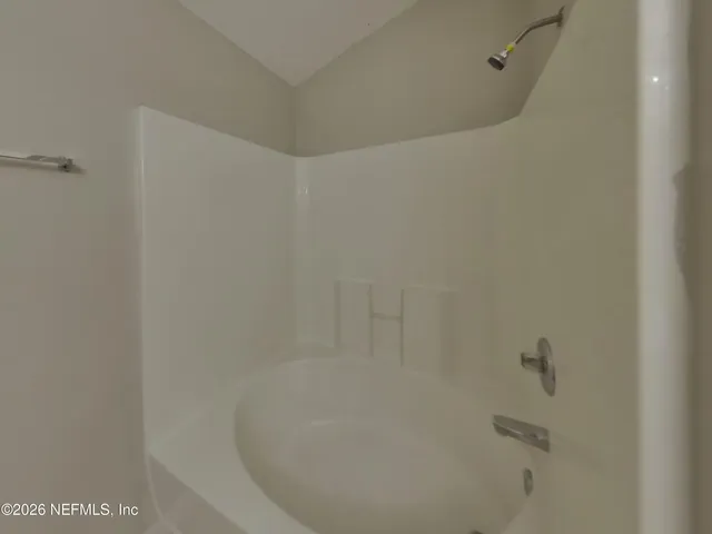 a close up of a shower