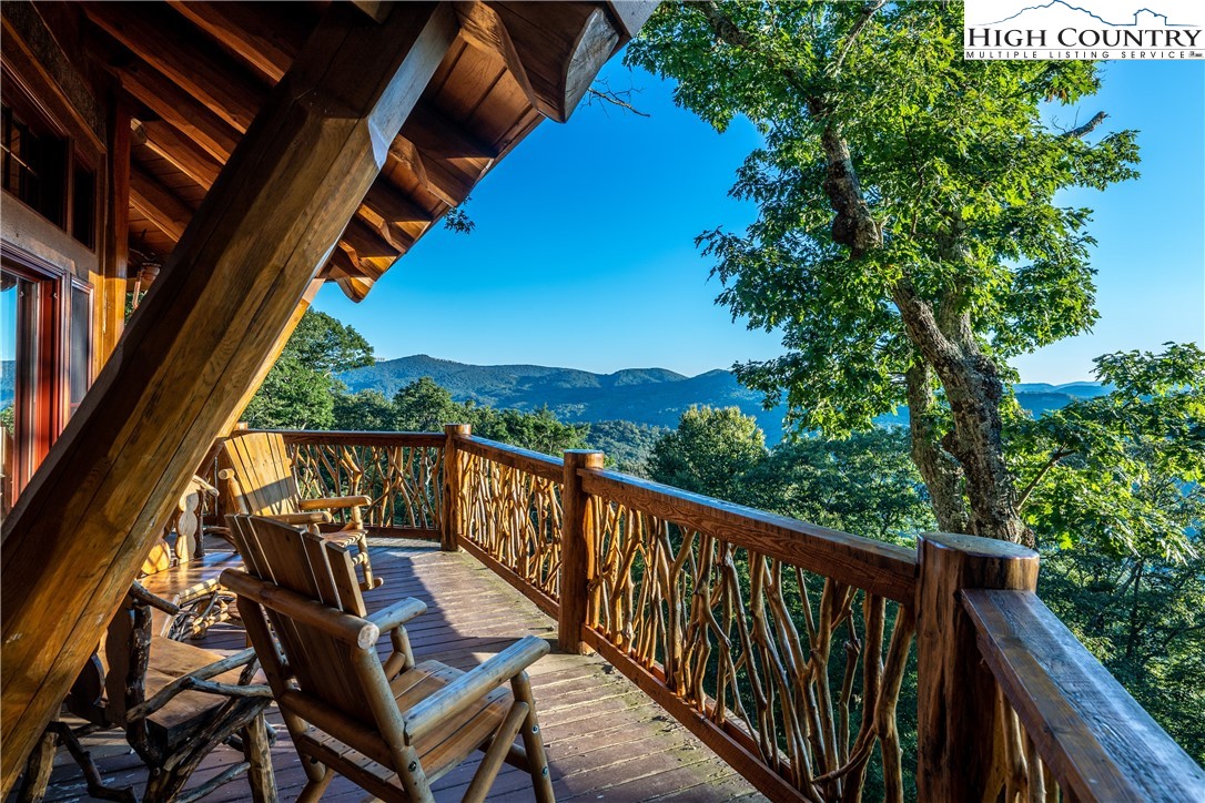 5 Eagles Nest Trail Banner Elk, NC 28604 - Photo 16 of 36 a view of a two chair in the balcony