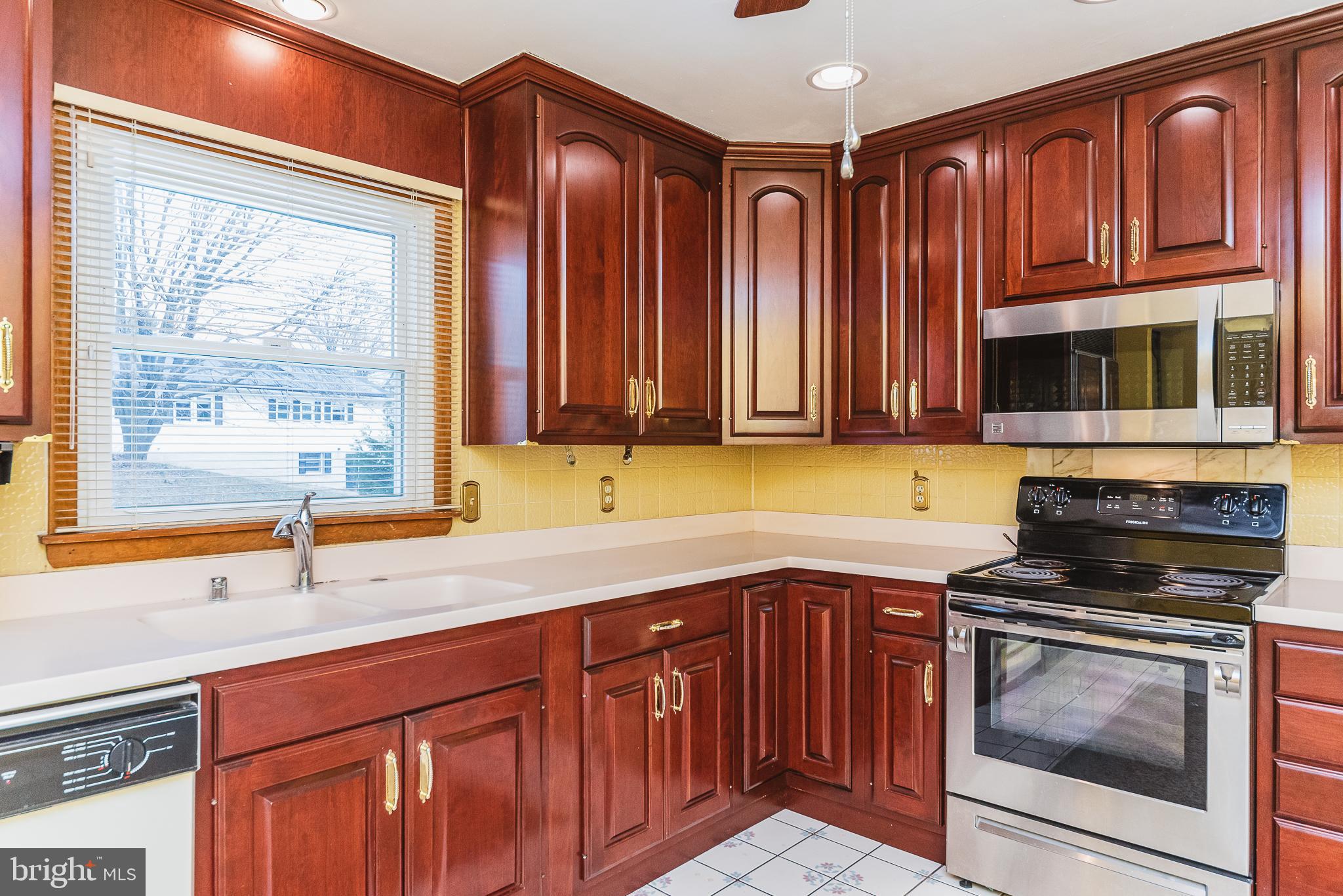 1305 Fallston Road Fallston, MD 21047 - Photo 14 of 62 Kitchen with Cherry cabinets