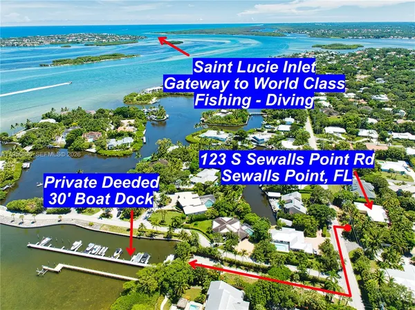 $849,000 | 123 South Sewalls Point Road, Sewall's Point, FL 34996