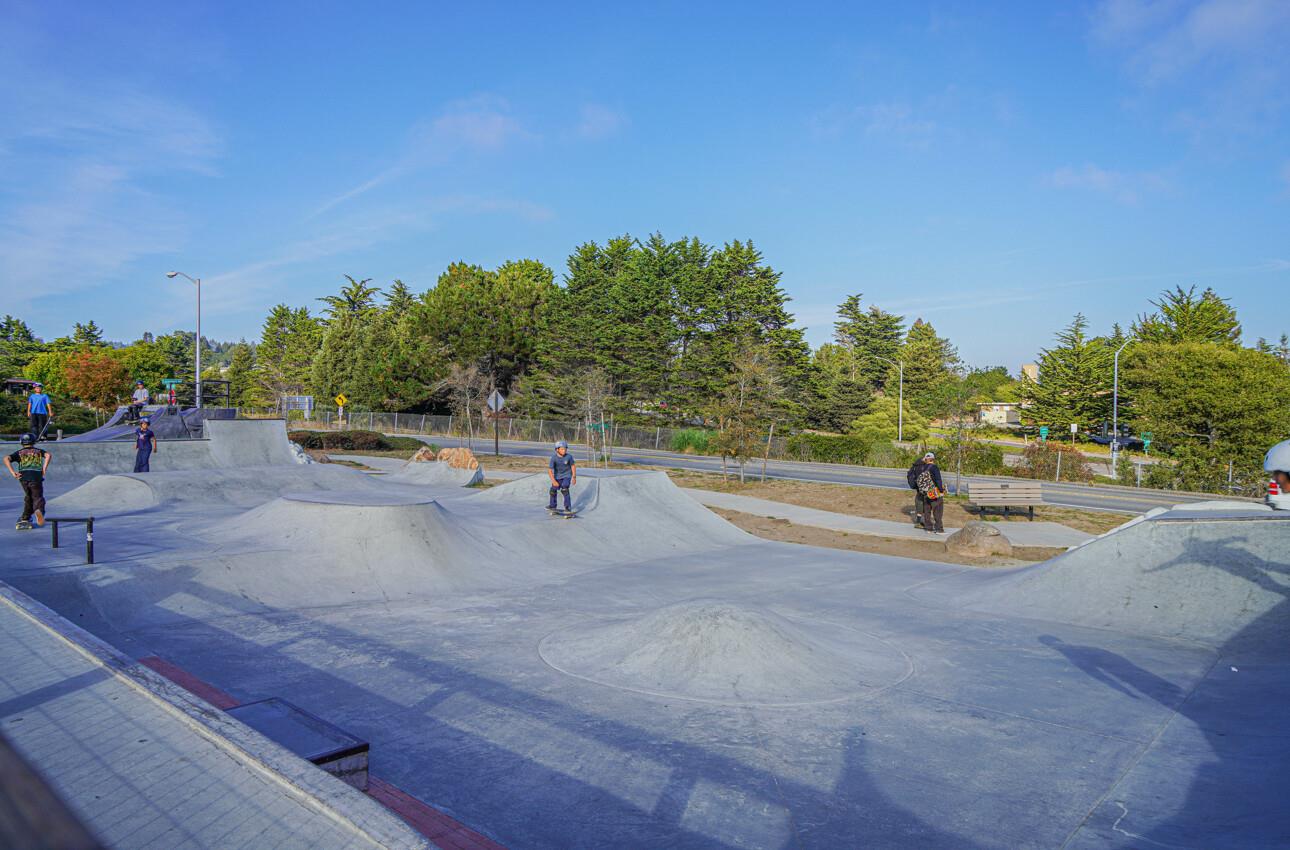 840 Seacliff Drive Aptos, CA 95003 - Photo 54 of 58 a view of a swimming pool with an outdoor space and seating area