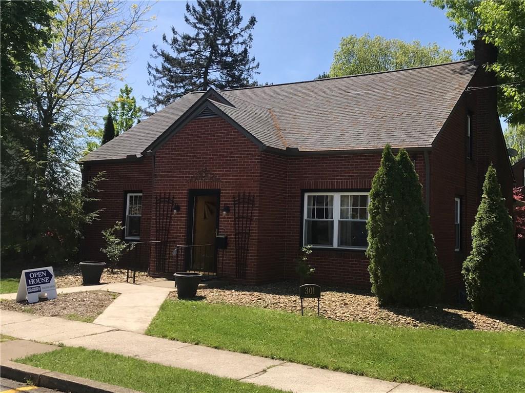 Welcome Home to 301 Washington Street.  Gorgeous brick 1 1/2 story cape cod with mature landscaping, a fenced in yard and more square footage than meets the eye.  A real charmer situated a couple of blocks from the Diamond in Ligonier. 