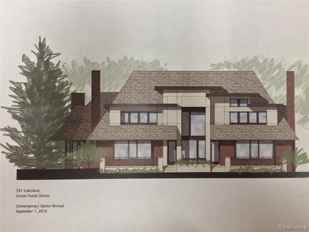 591 Lake Shore Road Grosse Pointe, MI 48236 - Photo 1 of 61 591 Rendering.JPG