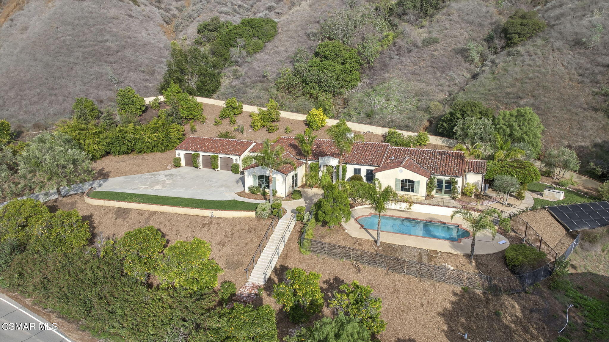 1560 Goodenough Road Fillmore, CA 93015 - Photo 2 of 81 an aerial view of a house with outdoor space