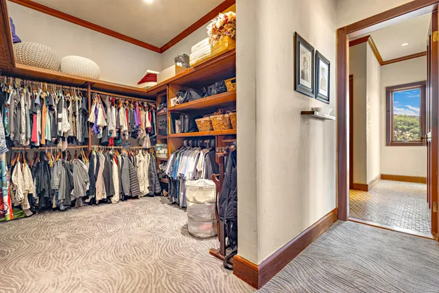 a view of a hallway with interior of the house