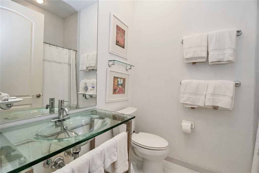 2299 North Bayou Point Inverness, FL 34453 - Photo 33 of 64 a bathroom with a granite countertop sink and a mirror