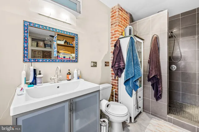 a view of balcony with wooden floor